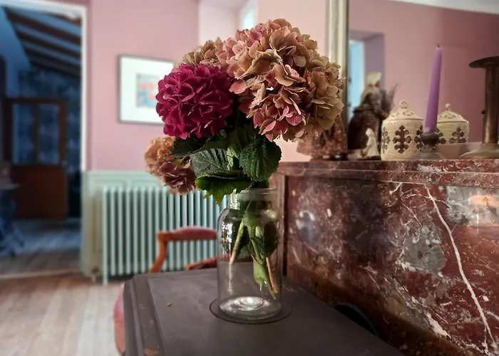 Maison Violette en Berry - chambres d'hôtes vintage face au marché d'Aigurande